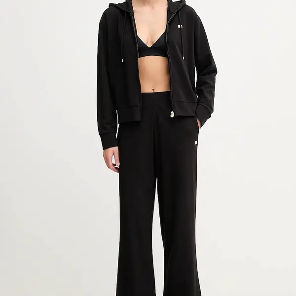 Tepláková souprava EA7 Emporio Armani dámská, černá barva, AF13135.7W000464