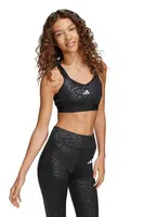 Sportovní podprsenka adidas černá barva, JM3917