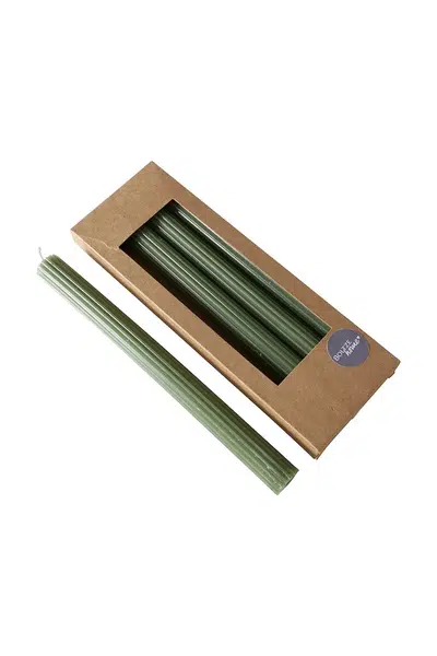 Dekorativní svíčka Boltze 25 cm 4-pack zelená barva