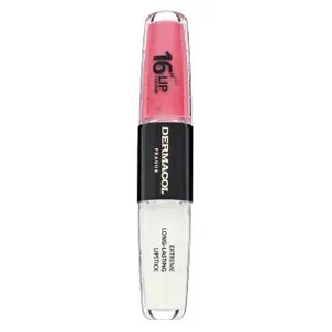 Dermacol 16H Lip Colour Extreme Long-Lasting Lipstick dlouhotrvající dvoufázová barva a lesk na rty No. 39 8 ml