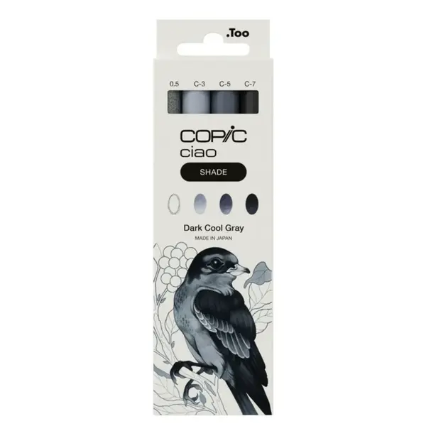 Copic Ciao sada 4ks, Shade Dark/Cool
