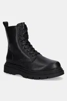 Kožené trapery Armani Exchange pánské, černá barva, XM001961 AF17328 UC001