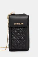 Peněženka Love Moschino dámská, černá barva, JC5682PP1NLA0000