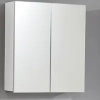 Koupelnová skříňka se zrcadlem Skin, bílá