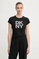Tričko Dkny dámské, černá barva, DJ5T1512