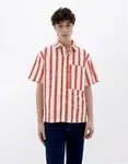 Thinking MU Red Maxi Stripes Kurt Shirt RED XL
