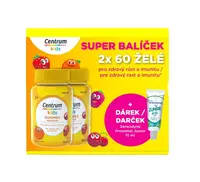 Centrum Kids Gummies multivitamín pro děti multifruit 60+60 ks