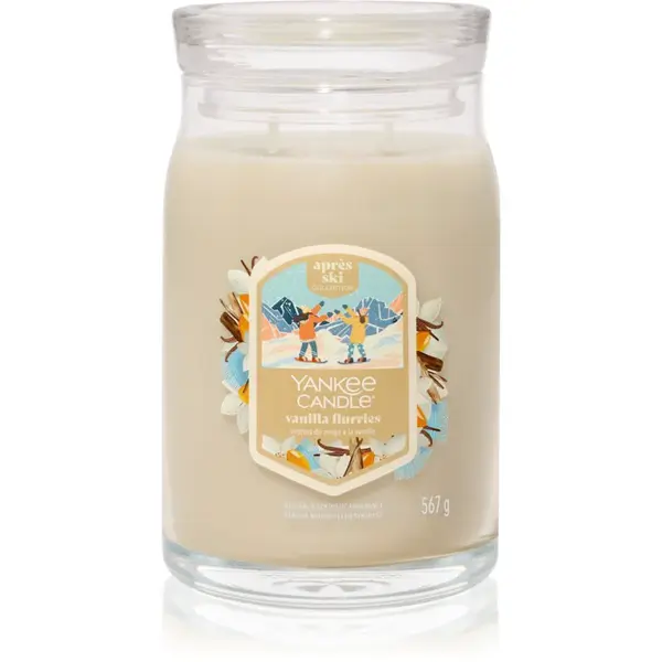 Yankee Candle Vanilla Flurries vonná sviečka Signature 567 g