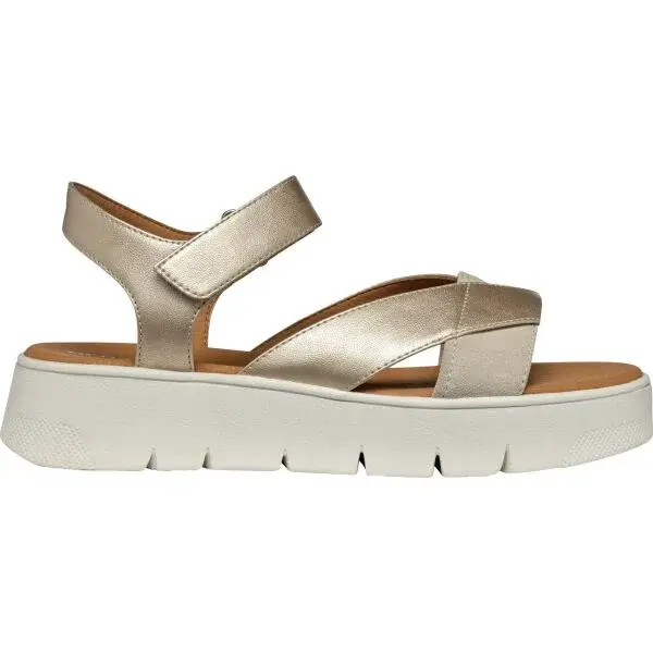 Geox D DANDRA 40 B Dámske sandále, zlatá, veľkosť