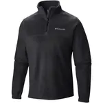 Columbia STEENS MOUNTAIN HALF ZIP Pánska mikina, čierna, veľkosť