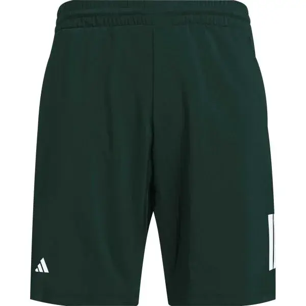 adidas CLUB 3STR SHORT Pánske tenisové kraťasy, tmavo zelená, veľkosť