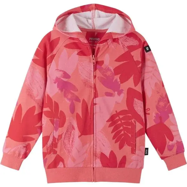 REIMA VARMISTUS Detská mikina s kapucňou, ružová, veľkosť