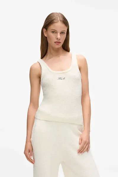 Tričko bez rukávů Karl Lagerfeld