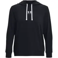 Under Armour RIVAL TERRY HOODIE Dámska mikina, čierna, veľkosť L