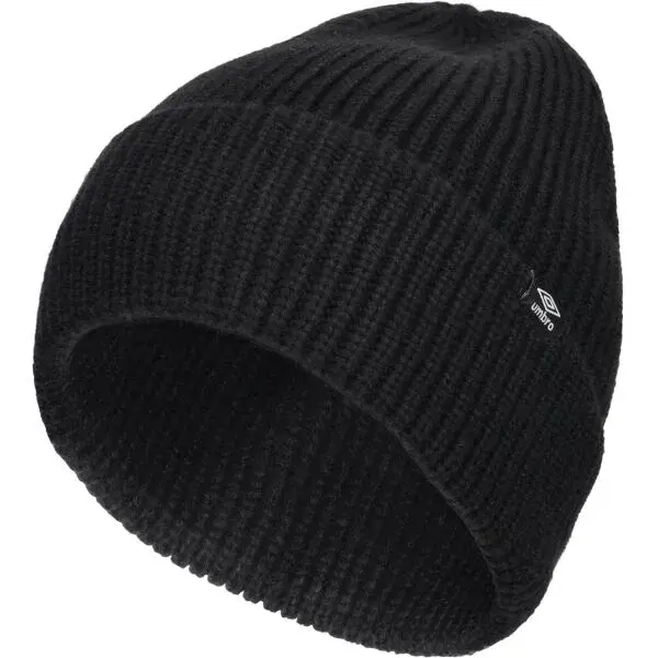 Umbro BIG CUFF RIB BEANIE Zimná čiapka, čierna, veľkosť