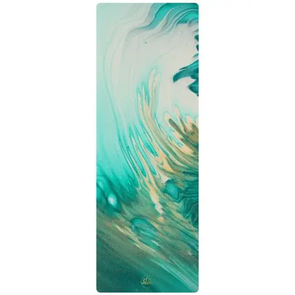 YOGGYS DESIGN YOGA MAT 5.5 MM Podložka na jogu dizajnová, zelená, veľkosť