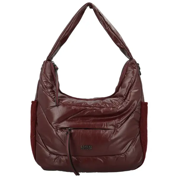 Dámska kabelka na rameno vínová - Coveri Olly