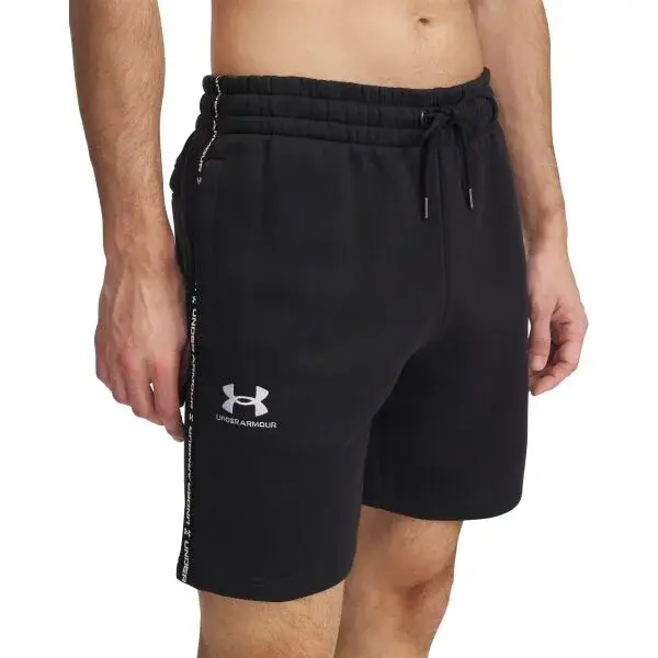 Under Armour ICON FLEECE SHORTS Pánske šortky, čierna, veľkosť M