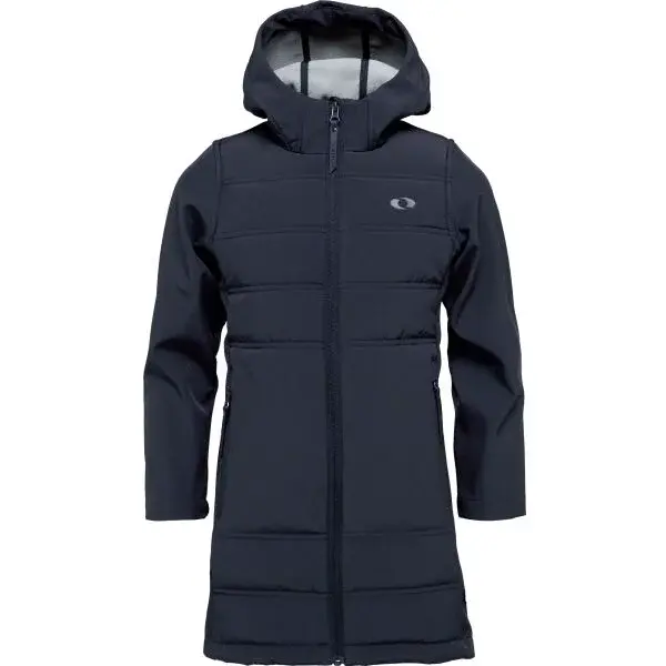 LOAP LODIN Detský softshellový kabát, tmavo modrá, veľkosť 122-128