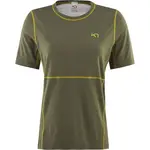 KARI TRAA LAM LOOSE TEE Dámske tričko, khaki, veľkosť