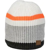 Finmark WINTER HAT Pánska zimná pletená čiapka, biela, veľkosť UNI