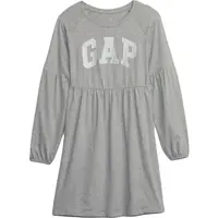 GAP V-FRCH LOGO Dievčenské šaty, sivá, veľkosť