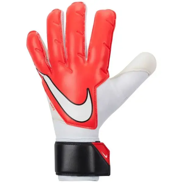 Nike GOALKEEPER GRIP 3 Pánske brankárske rukavice, červená, veľkosť