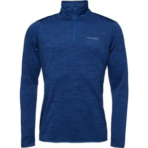 Klimatex ISAMU Pánska mikina s krátkym zipsom, modrá, veľkosť