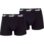 Puma ELEMENTS MEN BOLD LOGO BOXERS 2P Pánske boxerky, čierna, veľkosť