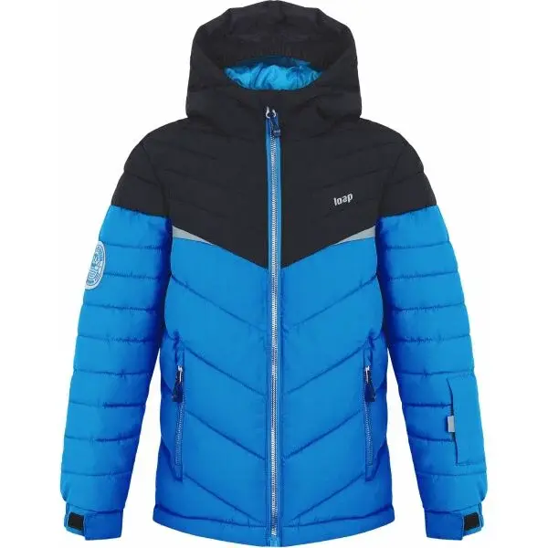 LOAP FULLSAC Chlapčenská  lyžiarska bunda, modrá, veľkosť 134-140