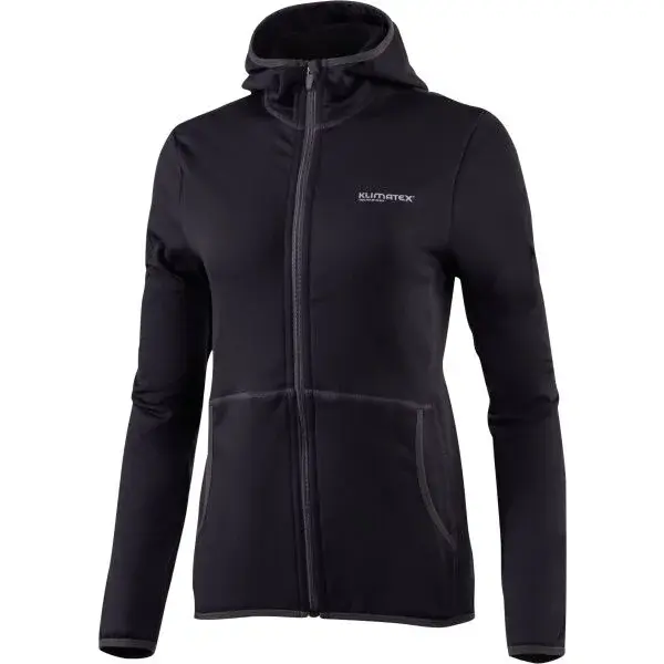 Klimatex ARIELA Dámská mikina, černá, velikost XXL