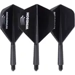 Windson ASTIX S Plastové letky s násadkami, čierna, veľkosť