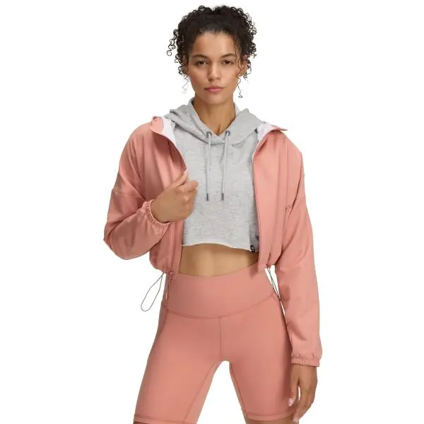 Under Armour UNSTOPPABLE WOVEN JACKET Dámska bunda, ružová, veľkosť S