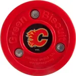 Green Biscuit CALGARY FLAMES NHL Puk, červená, velikost