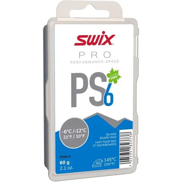 Swix PURE SPEED PS06 Parafín, modrá, veľkosť