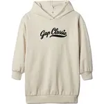 GAP JPN LOGO HOOD Dievčenské šaty, béžová, veľkosť