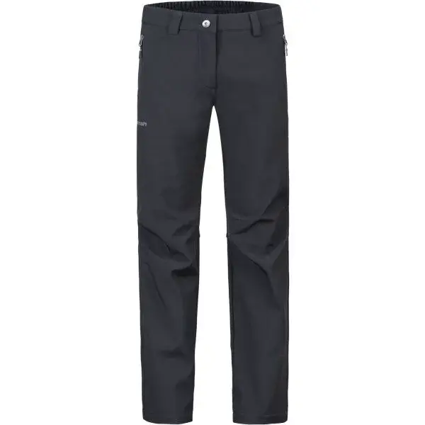 Hannah AMORA Dámske softshellové nohavice s membránou, čierna, veľkosť