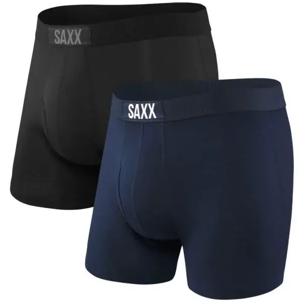 SAXX ULTRA SSOFT 2PK Pánske boxerky, čierna, veľkosť