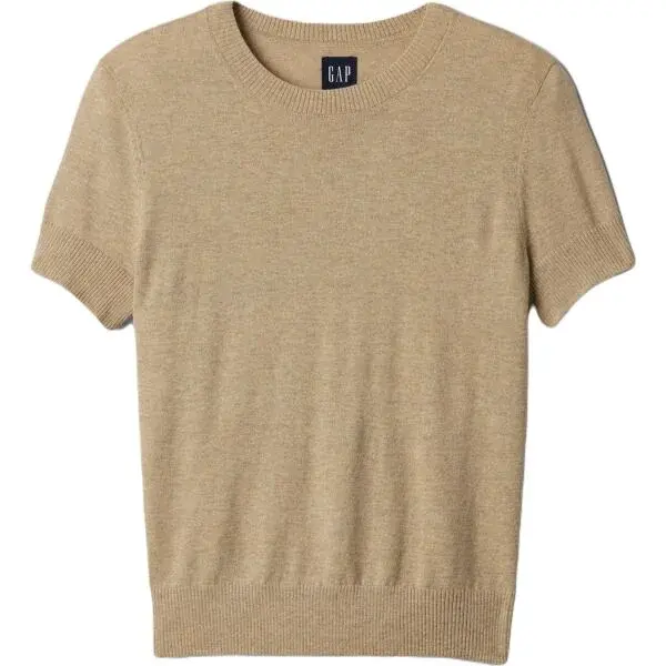 GAP SS CASHSOFT BABY Dámsky sveter, béžová, veľkosť