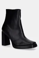Nízké kozačky Koi Footwear Halla Black Heeled Boots