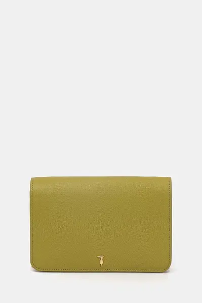 Kožená kabelka Trussardi