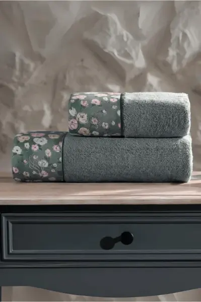 Dárková sada ručník a osuška NEW LUELLA, 2 ks Zelená