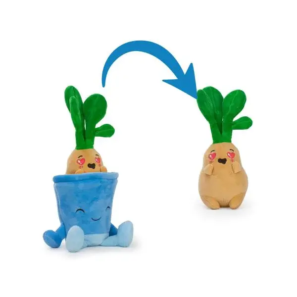 HUGGY POTS Rostlinka v modrém květináči plyšová hračka 27cm