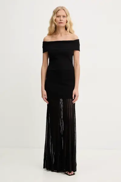 MICHAEL Michael Kors šaty se spadlými rameny z viskózy