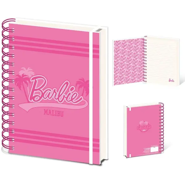 Barbie Malibu blok krúžkový A5