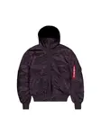ALPHA INDUSTRIES Zimná bunda  baklažánová