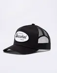 Herschel Supply Whaler Tall Mesh Gas Station Cap Black