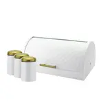 Haus Roland Chlebník + 3 dózy na potraviny, bílý