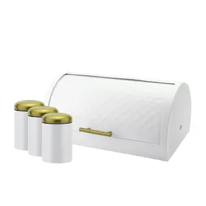 Haus Roland Chlebník + 3 dózy na potraviny, bílý