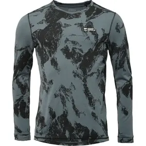 MONS ROYALE CASCADE Pánské funkční triko, tmavě šedá, velikost